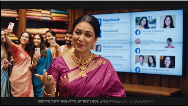 Image of an upscale jewellery business, highlighting improved online branding, follower engagement, and client satisfaction.