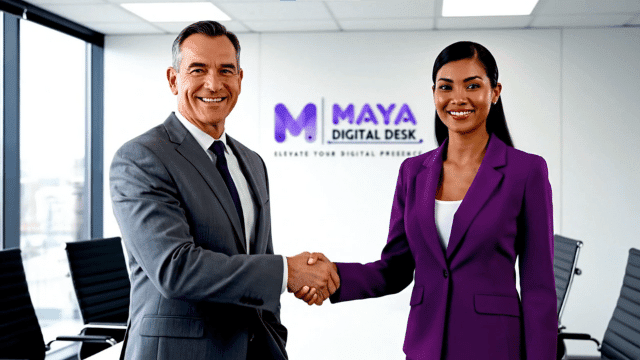 Consultancy client celebrates visible growth and lead generation, achieved through Maya Digital Desk’s certified digital marketing techniques.