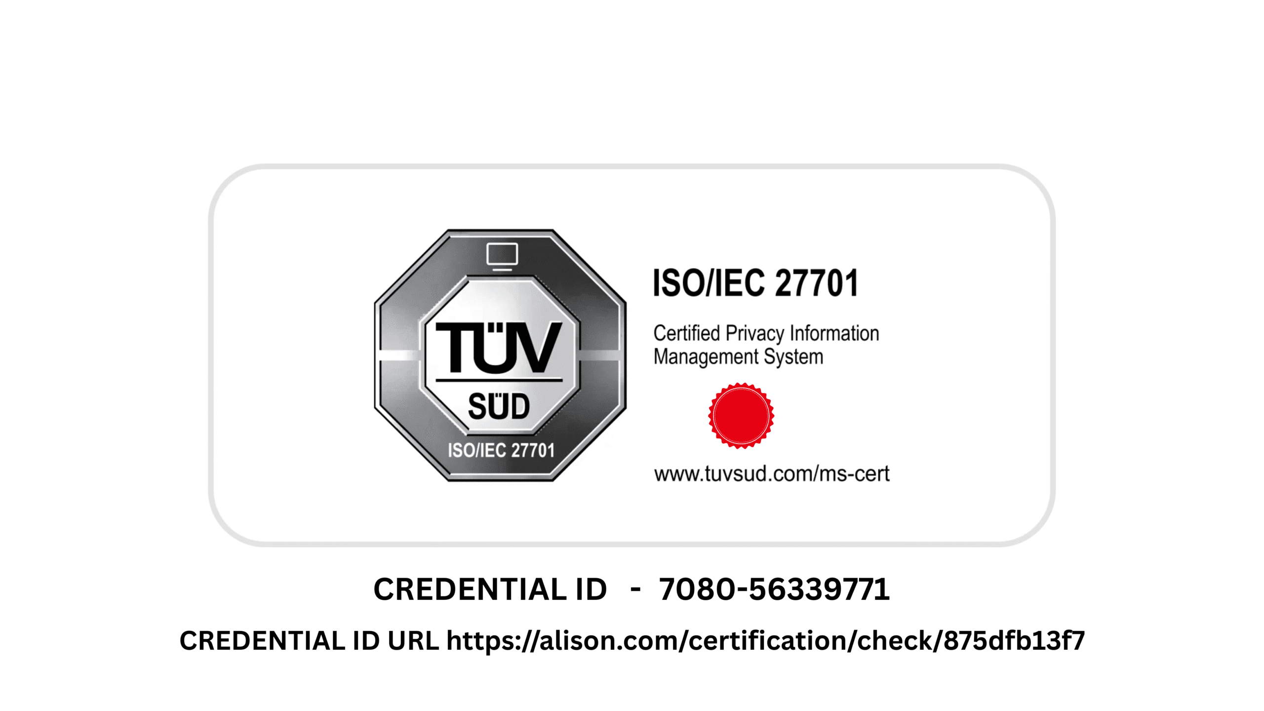 MAYA DIGITAL DESK APPROVED ISO 27701 CERTIFIED PRIVACY INFORMATION