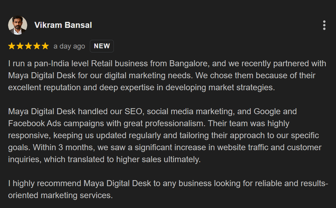 digital marketing agency near me with Good reveiw.
