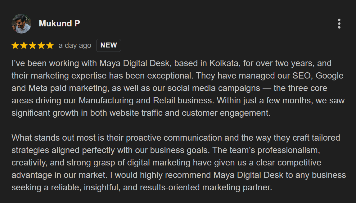 digital marketing agency near me with Good reveiw.