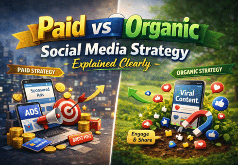 Paid vs Organic Social Media Strategy Explained Clearly