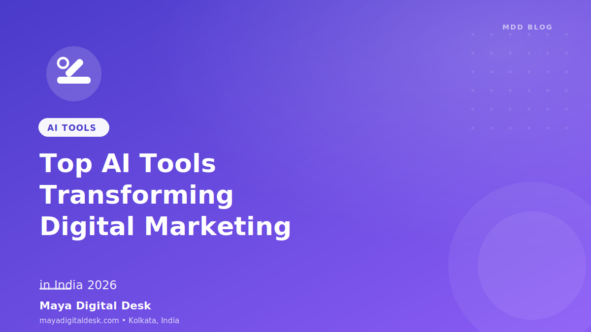 Top AI Tools Transforming Digital Marketing in India 2026